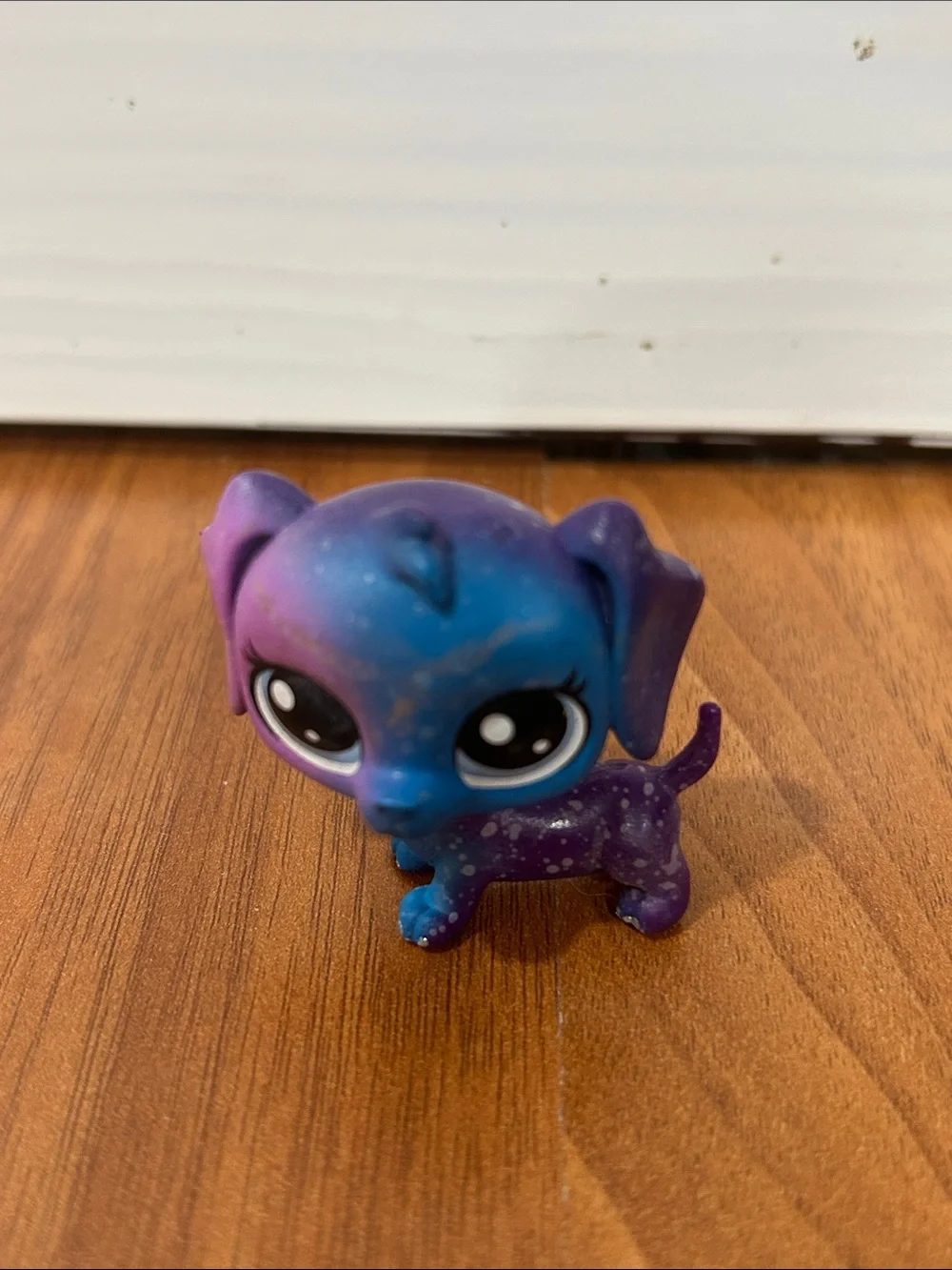 Littlest Pet Shop Purple & Blue Galaxy Dog Figurine